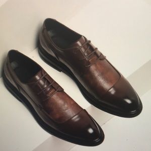 Men's shoes business leather shoes